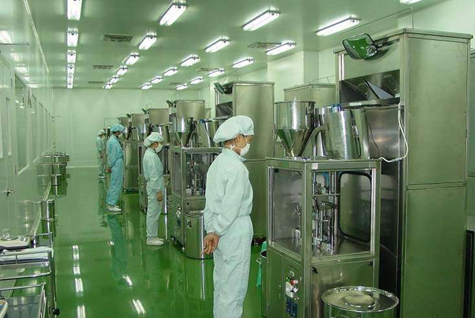 GMP solid / liquid preparation clean room